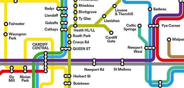 South Wales Metro Map Railway Herald :: New Metro Plan For South Wales